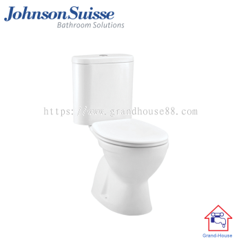 Johnson Suisse Luton Close-Coupled WC, PP seat cover