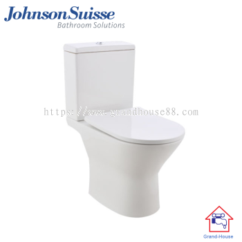 Johnson Suisse Treviso Close-coupled (Rimless) WC, PP Seat Cover