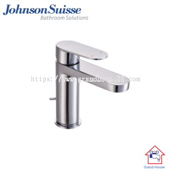 Johnson Suisse Ferla-N Single Lever Basin Mixer With 1录" Pop-up Waste and Flexible Hose