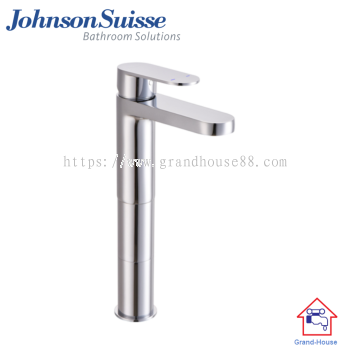 Johnson Suisse Ferla-N Single Lever 陆" Tall Basin Tap Without Pop-Up Waste and Flexible Hose