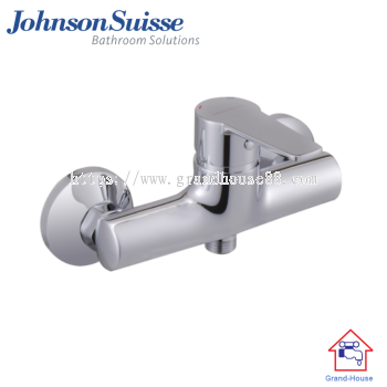 Johnson Suisse Turin Single Lever Wall-mounted Shower Mixer Without Shower Kit, Chrome Plated