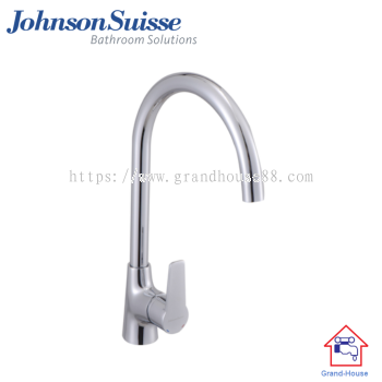 Johnson Suisse Turin Single Lever Deck-mounted Sink Mixer with Swivel Spout