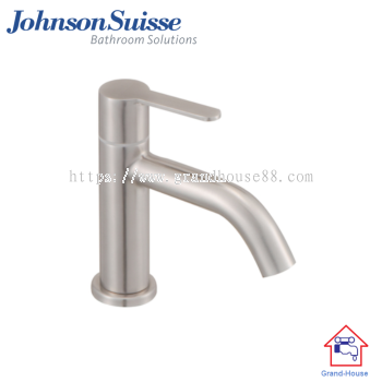 Johnson Suisse Murano 陆 inch Basin Pillar Tap, Stainless Steel