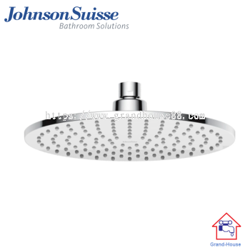 Johnson Suisse Atlantic Fixed Shower Head, Full Chrome