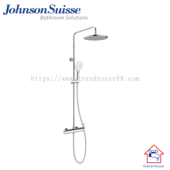 Johnson Suisse Gavi-N Single Lever (2-Way) Wall-mounted Shower Mixer Column, Round