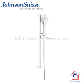 Johnson Suisse Baltic-N Shower Kit, Hand Shower, 1.75m Flexible Hose And 600mm Sliding Bar (Three Functions), Full Chrome