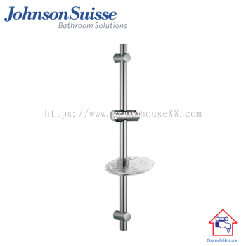 Johnson Suisse Sliding Bar with Soap Dish 600mm (Round)