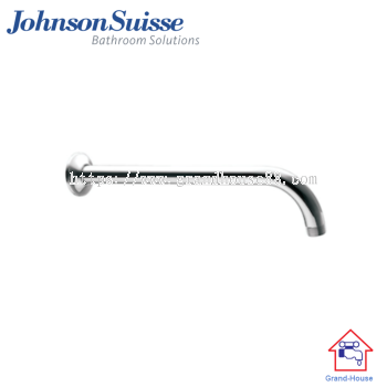 Johnson Suisse Brass Shower Arm and Flange (300mm)