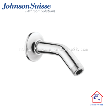 Johnson Suisse Brass Shower Arm and Flange (100mm)