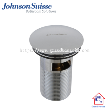 Johnson Suisse Brass Push Up Pop Up Waste CW Overflow (78mm)