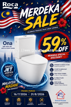 Roca Ona One-piece WC, UF Seat Cover