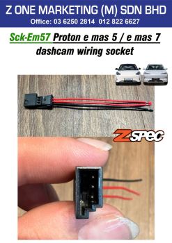 sck-em57 proton e mas5 e mas7 dashcam wiring socket
