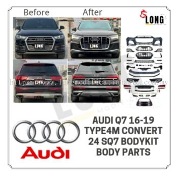 AUDI q7 16-19 type4m convert 24 sq7 bodykit body parts

