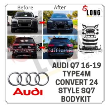 Audi Q7 2016-2019 Jenis Model 4M Kit Badan SQ7 2024 Diubah Suai