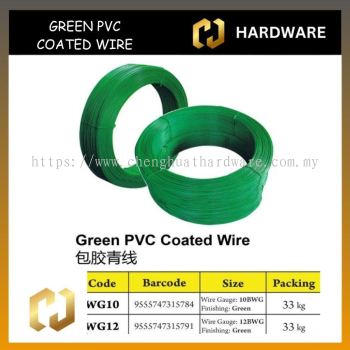 GREEN PVC COATED WIRE