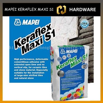 MAPEI KERAFLEX MAXI S1 (25KG) - HIGH PERFORMANCE, DEFORMABLE CEMENTITIOUS ADHESIVE (C2TES1)