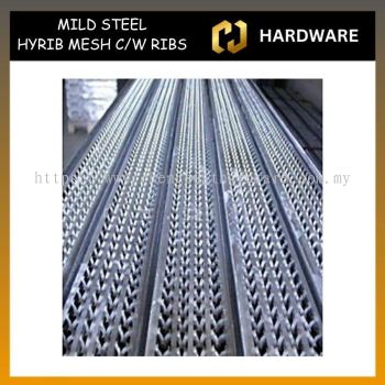 RIB LATHING HI RIB 25 2' (W) x 7' (H) EXPANDED METAL MILD STEEL HYRIB MESH CW RIBS (WS)