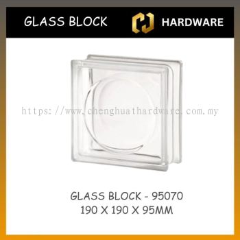 GLASS BLOCK - SUN / 95070 [ 190x190x95mm ]