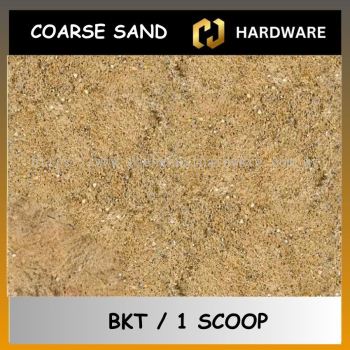 COARSE SAND BKT / 1 SCOOP