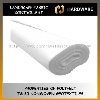 PROPERTIES OF POLTFELT TS20 NONWOVEN GEOTEXTILES