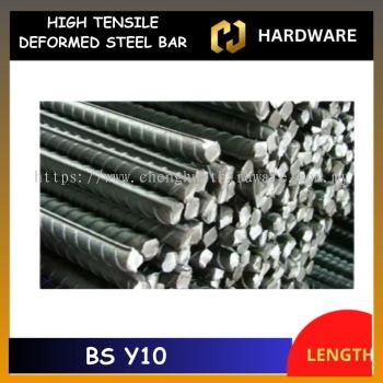 HIGH TENSILE DEFORMED STEEL BAR [LENGTH] BS Y10 (1 PCS)