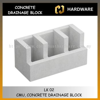 CONCRETE DRAINAGE BLOCK LK 02