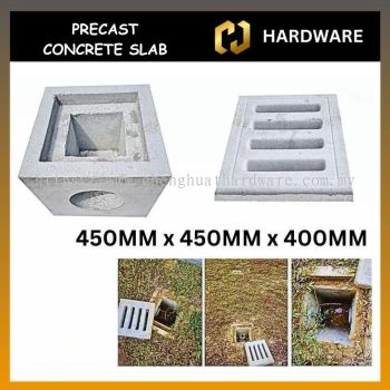 PRECAST CONCRETE SLAB ( L450MM x W450MM x H400MM ) PRECAST CONCRETE SUMP COVER