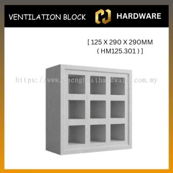 VENTILATION BLOCK - 125x290x290MM HM125.301