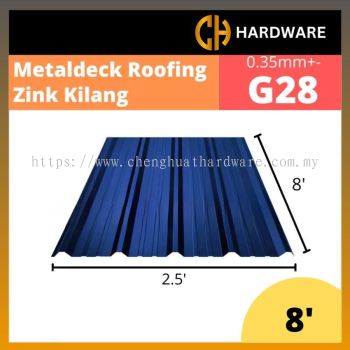 METALDECK ROOFING G28 [8'] / ZINK KILANG G28 [8']