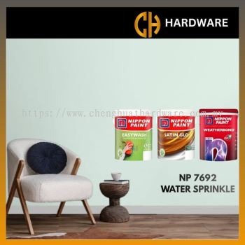 NIPPON PAINT EASYWASH / SATIN GLO / WEATHERBOND INTERIOR & EXTERIOR WALL PAINT [ NP 7692 WATER SPRINKLE ]