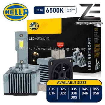 Genuine HELLA LED Headlight Bulb 6500K Upgrade (D1S D2S D3S D4S D5S) for BMW, Mercedes, Audi, VW