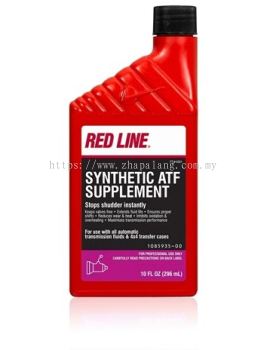 Genuine Red Line USA Synthetic ATF Supplement (10oz) | Fixes Transmission Shudder