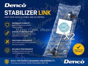 (Pair) Denco Front Stabilizer Link  | Absorber Link for PROTON SATRIA NEO