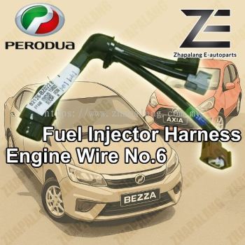 Original Perodua Axia 2014 2023 Bezza 1.0 2016 2023 Fuel Injector Harness Wire 82126-BZ022  Fix P02030 Error