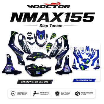 NMAX155 Doctor Cover Set Motor Siap Tanam