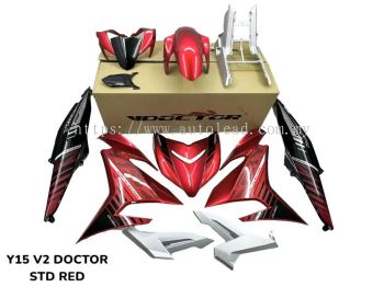 Y15 V2 STD DOCTOR Siap Tanam Cover Set Motor (10 Design)