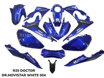 R25 Yamaha V1 Doctor Siap Tanam Cover Set Motor ( 3 Design )