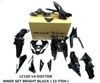 LC135 V4 - V7 Doctor INNER SET Kilat Hitam