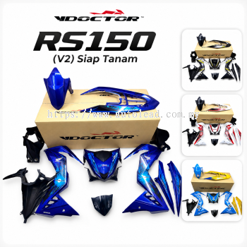 RS150 (V2) DOCTOR Siap Tanam Cover Set Motor  ( 12 design )