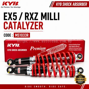 KAYABA RXZ EX5 MILLI CATALYZER BOSS REAR ABSORBER MS1033R/MS1033RC