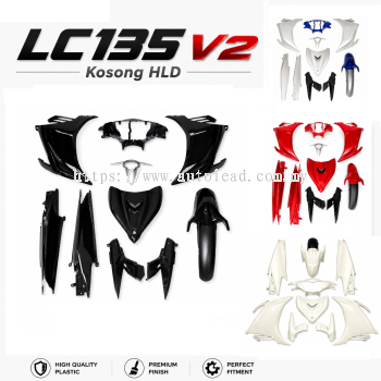 LC135 V2 Cover Set Kosong HLD Coverset Cover Set LC Yamaha Lc135v2 Lc135 V2 Lc 135 V2