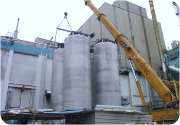 Cocoa Butter Storage Tanks Design, Fabrication & Installation Project @ Singapore