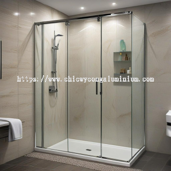 Shower Screen / Shower Partition / Shower Divider /Shower Tempered Glass Wall