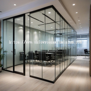 Frameless Glass Partition