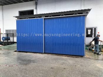 Storage Room with Metal Cladding