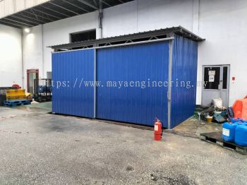 Storage Room with Metal Cladding