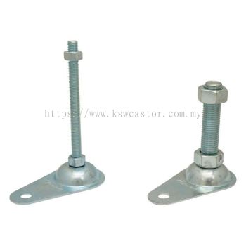 KERISA Heavy Duty Oval Shape Base Levelling Adjuster (Galvanized & Stainless Steel) KRS-LAL-Oval