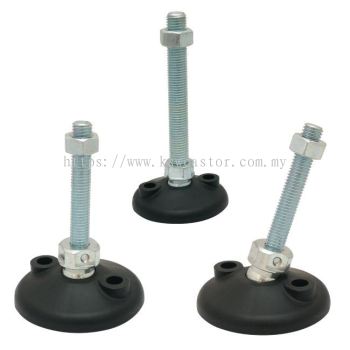 PAJ Heavy Duty Nylon Base Levelling Mount (Galvanized) / PAJ Heavy Duty Nylon Base Levelling Mount (Stainless Steel)