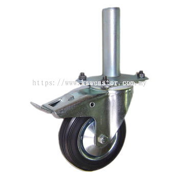 KERISA Scaffolding Castors Light Duty Scaffolding Rubber Castor KRS-SF18160