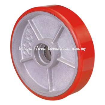 GLOBE HEAVY DUTY RED PU STEERING WHEEL (GB-7707731)